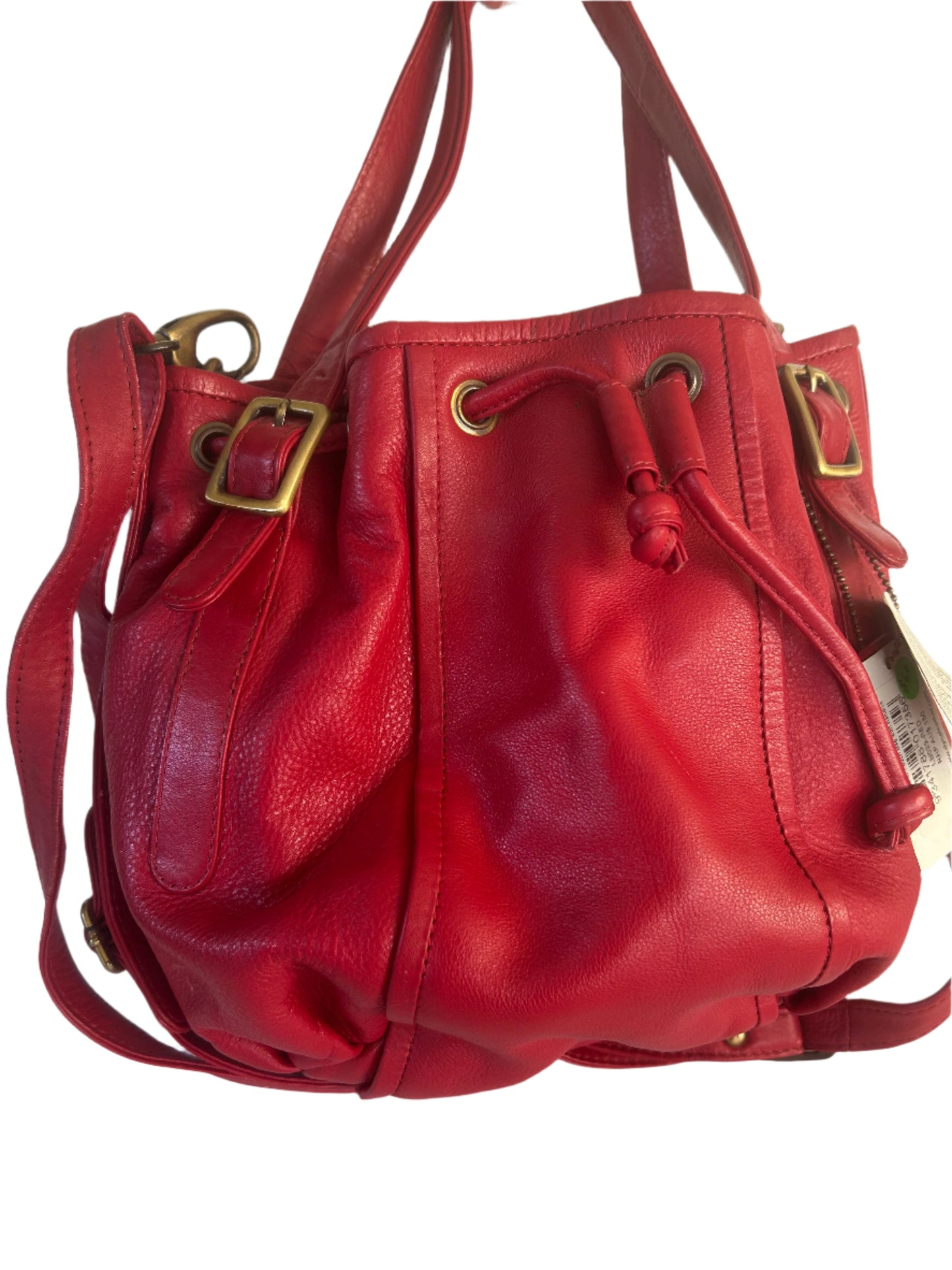Creando Milano Leather Bucket Bag LB039
